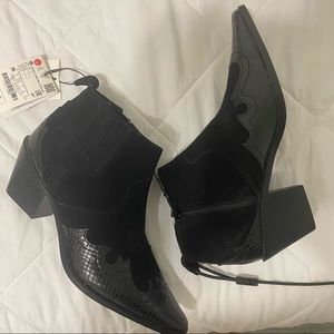 Genuine Leather Ankle Booties